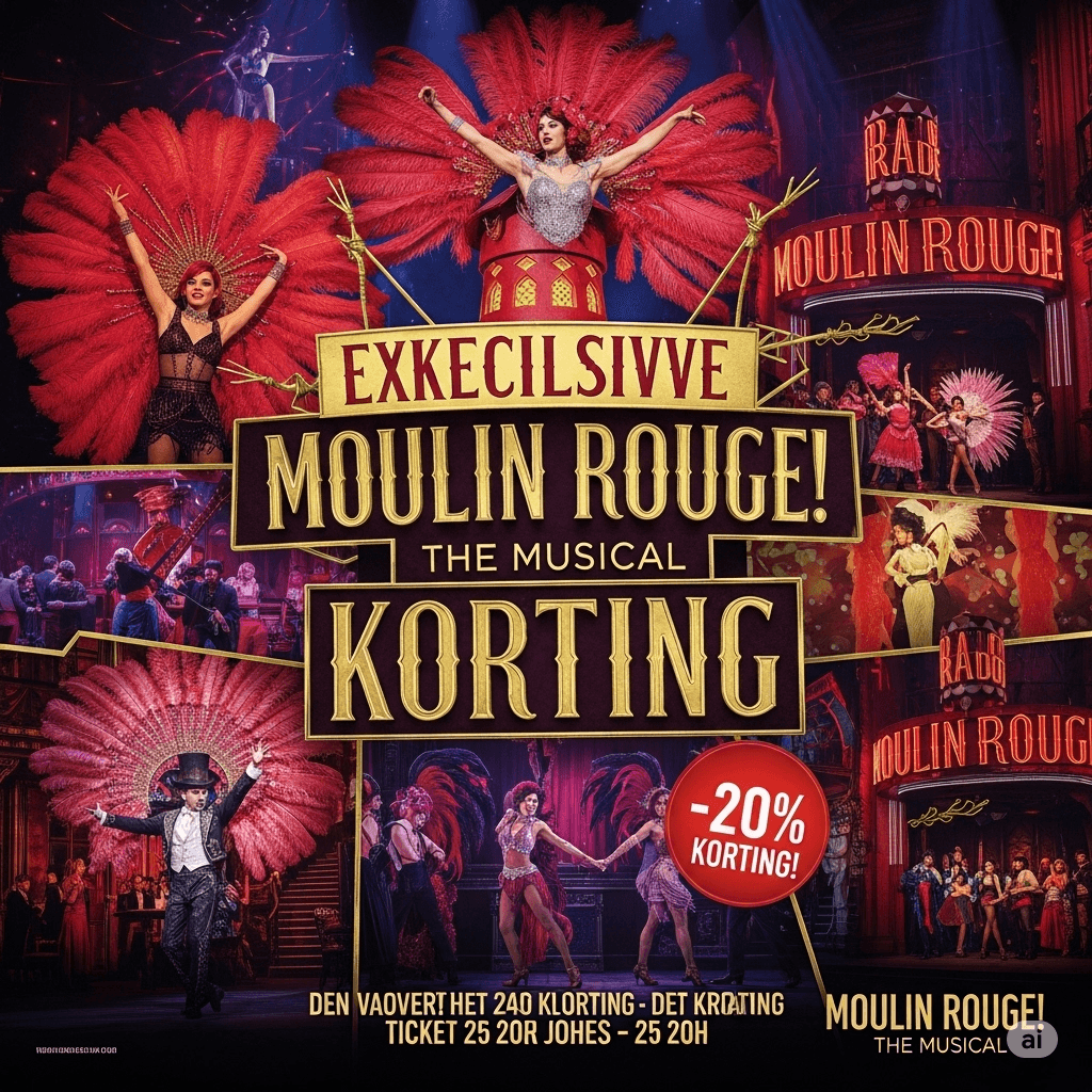 Moulin Rouge! De Musical Korting: Jouw Ultieme Gids voor de Beste Deals en een Onvergetelijke Avond Moulin Rouge! De Musical Korting: Jouw Ultieme Gids voor de Beste Deals en een Onvergetelijke Avond