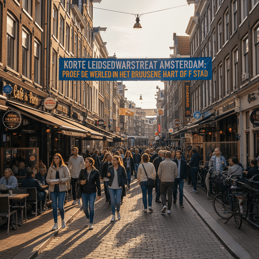 Korte Leidsedwarsstraat Amsterdam: Proef de Wereld in het Bruisende Hart van de Stad