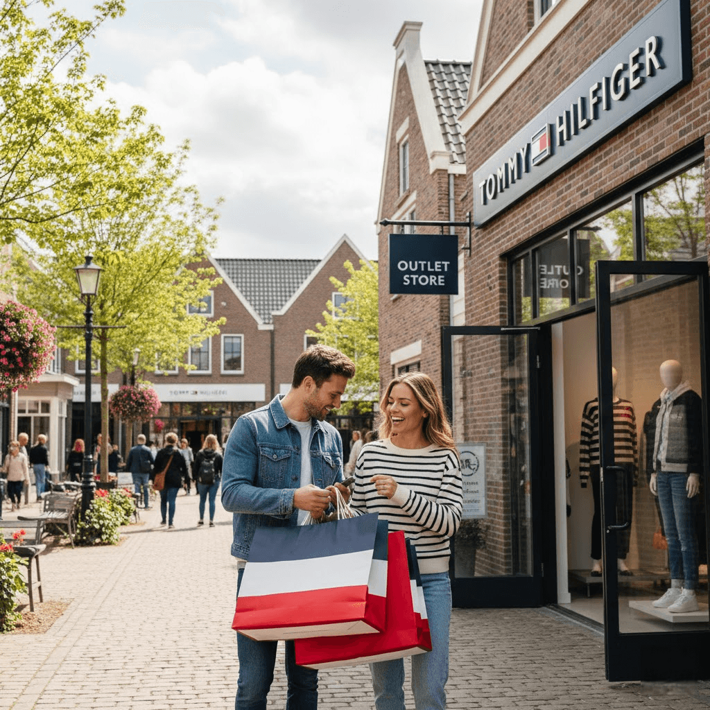 Slim Shoppen in de Tommy Hilfiger Outlet Mall: Iconische Stijl voor Minder