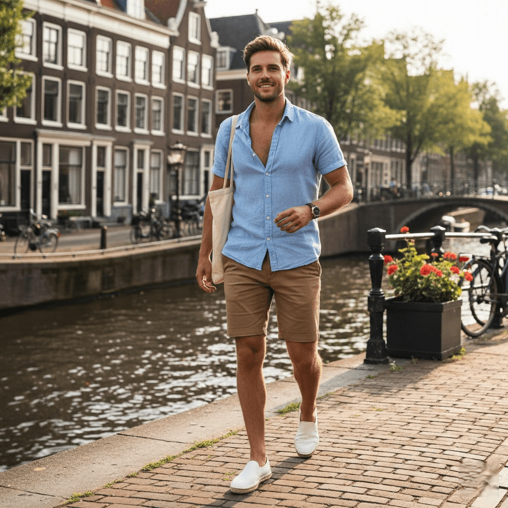 Heren Overhemd Korte Mouwen: Meester de Zomerse Look zonder Moeite