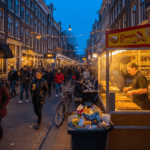 De Smakelijke Chaos van de Korte Leidsedwarsstraat: Een Amsterdamse Beleving