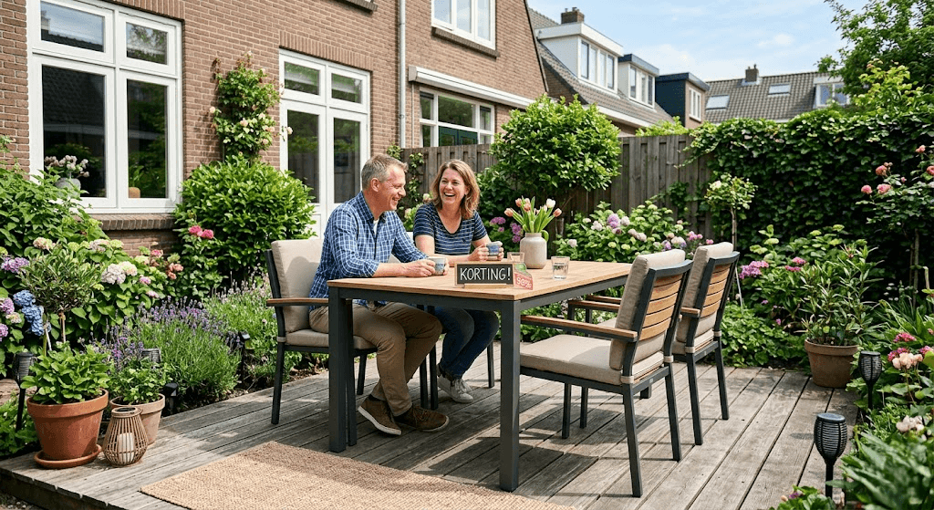 Tuinset Korting: Slim Besparen op Jouw Nieuwe Buitenmeubilair