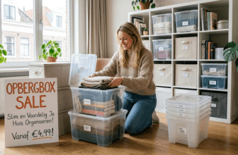 Opbergbox Sale: Slim en Voordelig Je Huis Organiseren